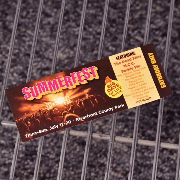 Cheap Ticket Printing for Bands - BandPosterPrinting.com